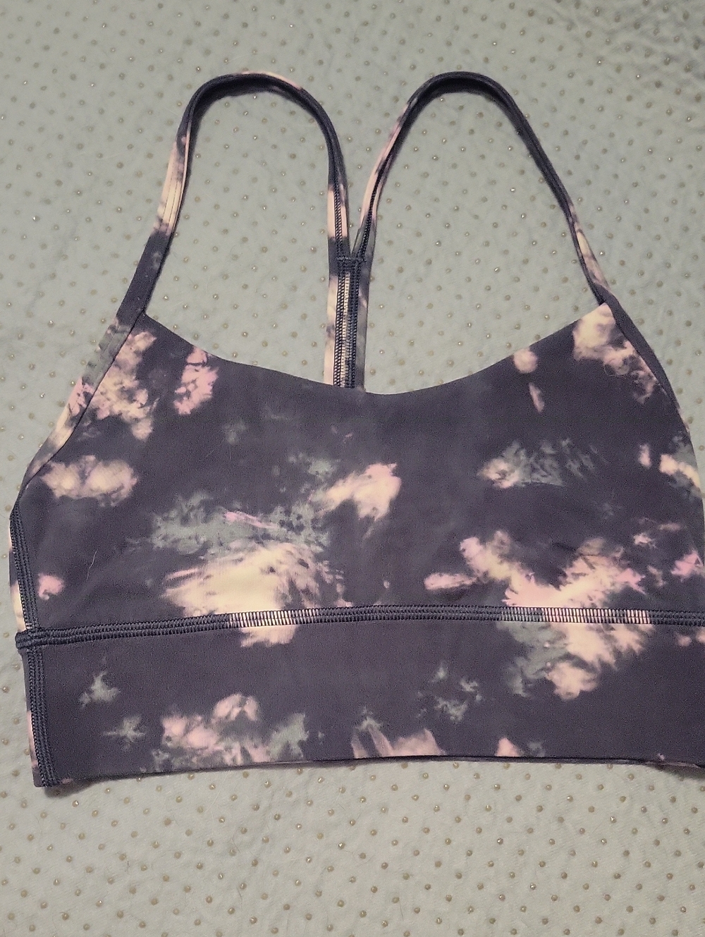 lululemon athletica Tie-Dye Sports Bralette - Purple Pink